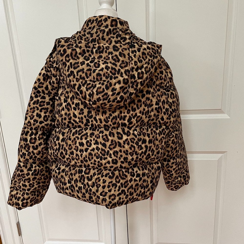 Veronica Beard Casper Leopard-Print Puffer Down Jacket - Picture 3 of 14
